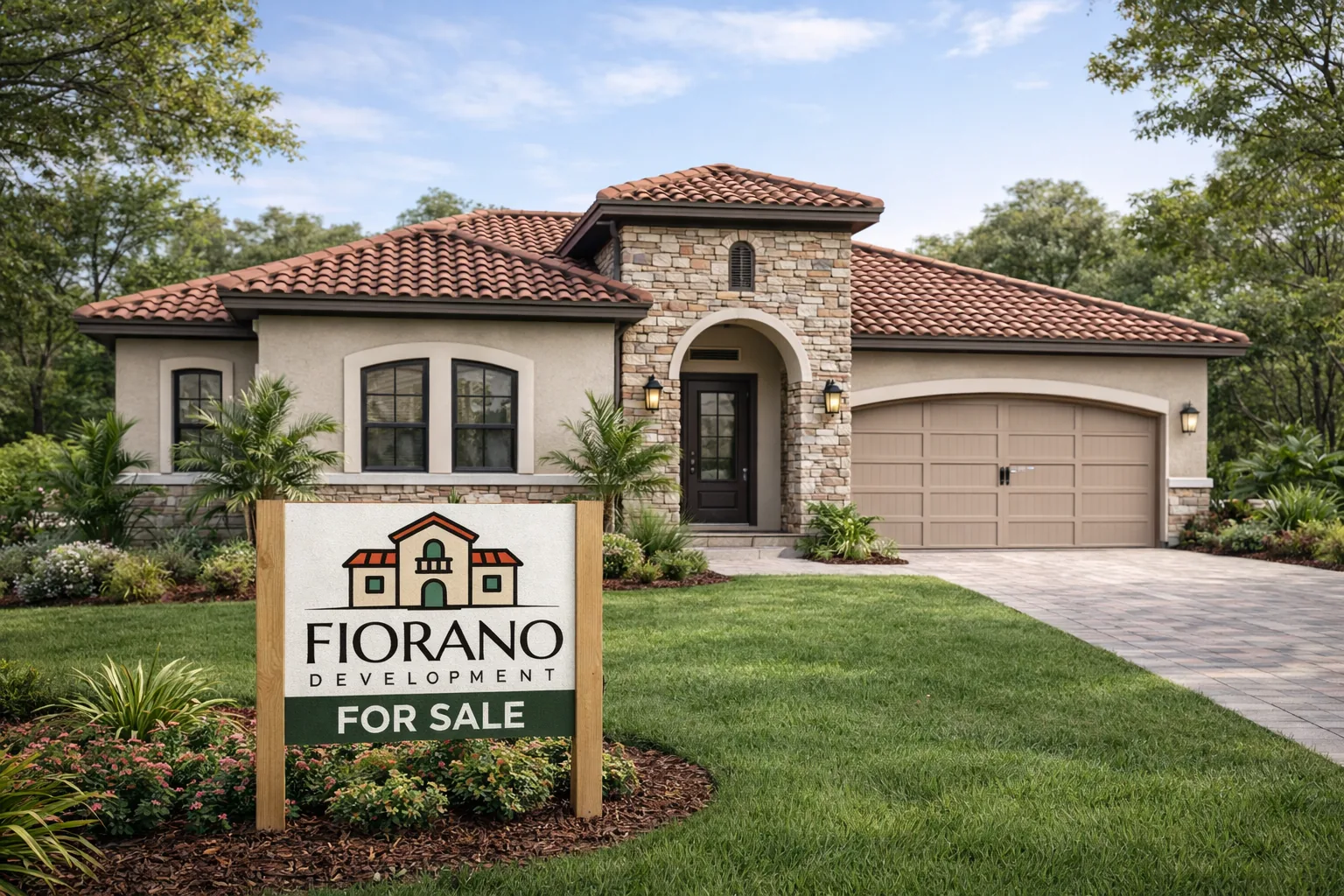New single-family home by Fiorano Development in Florida